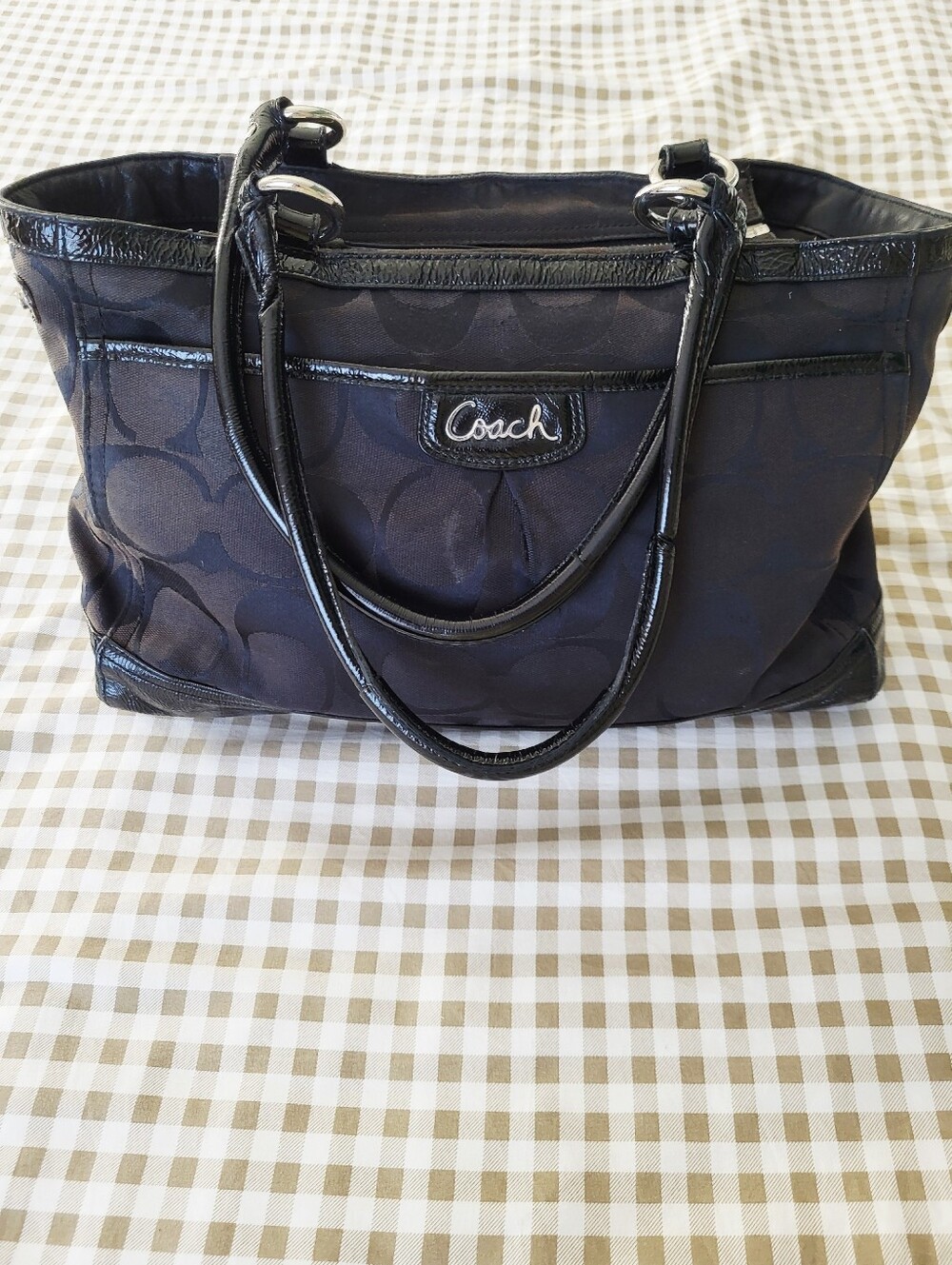 Coach Ashley Carryall Satchel Shoulder Tote Bag Model Number F19725